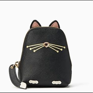 Kate Spade cat coin purse